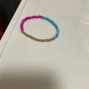 Cute bracelet, gift, gold,pink,and blue Colors